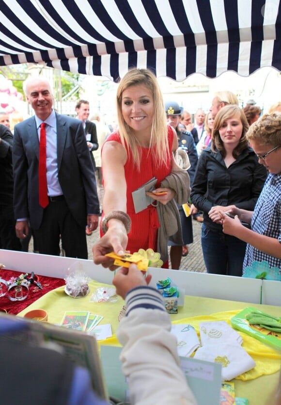 La princesse Maxima des Pays-Bas a participé activement à Amsterdam le 30 mai 2012 à un séminaire sur la formation à l'entrepreneuriat.