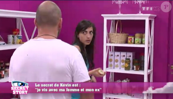 Kévin et Caroline dans la quotidienne de Secret Story 6 le jeudi 31 mai 2012 sur TF1