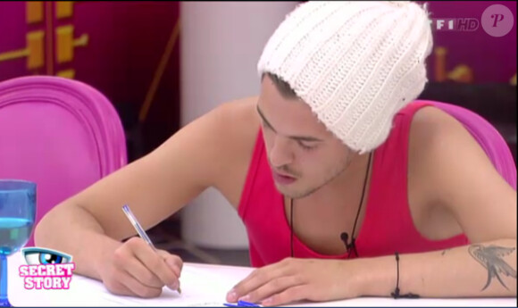 Yoann dans la quotidienne de Secret Story 6 le jeudi 31 mai 2012 sur TF1