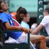 Grigor Dimitrov épuisé lors de son match perdu face à Richard Gasquet le 31 mai 2012 à Roland-Garros