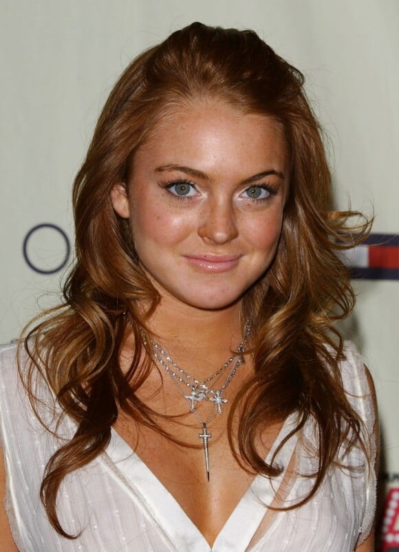 Lindsay Lohan à Los Angeles en mai 2004, surfe sur la vague du succès de ses films Freaky Friday et Mean Girl.