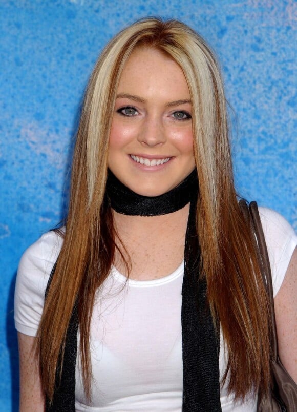 Lindsay Lohan, 16 à l'époque, à Los Angeles en novembre 2002.