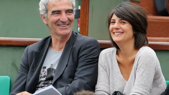 Roland-Garros : Estelle Denis et Raymond Domenech, amoureux et complices