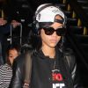 Rihanna, de retour à Los Angeles après un bref passage à New York. Le 3 juin 2012.