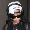 Rihanna, de retour à Los Angeles après un bref passage à New York où elle rendait visite à sa grand-mère malade. Le 3 juin 2012.