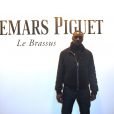 Omar Sy pour le 40e anniversaire de la Royal Oak de la marque Audemars Piguet, au Palais de Tokyo à Paris, le 5 juin 2012.