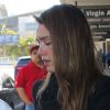 Jessica Alba et Haven dans son landau à l'aéroport LAX de Los Angeles. Le 6 juin 2012.