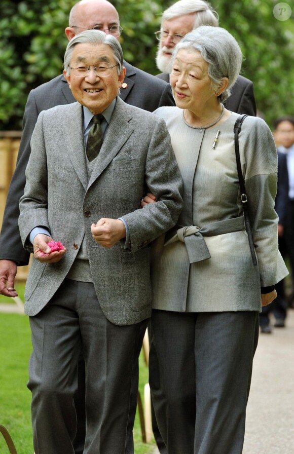 L'empereur Akihito du Japon en mai 2012 à Londres pour le jubilé de diamant de la reine Elizabeth II.