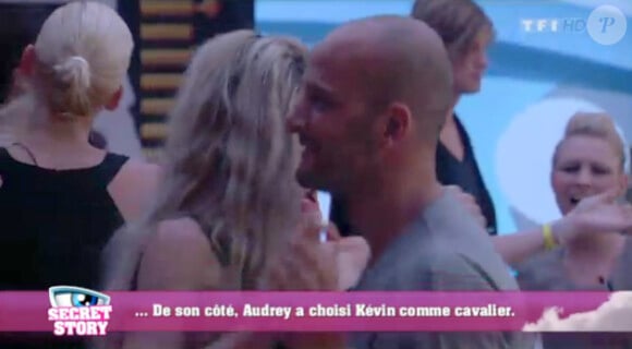 Kévin et Audrey dans la quotidienne de Secret Story 6 vendredi 8 juin 2012 sur TF1