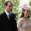 Le prince William et Kate Middleton, duc et duchesse de Cambridge, le 5 juin 2012 au dernier jour du week-end central du jubilé de diamant de la reine Elizabeth II.