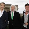 EXCLU. Donald Sutherland entouré de Michael Madsen et Lambert Wilson lors de l'hommage qui lui a été rendu à l'occasion du Champs-Elysées Film Festival à Paris au Publicis le samedi 9 juin 2012