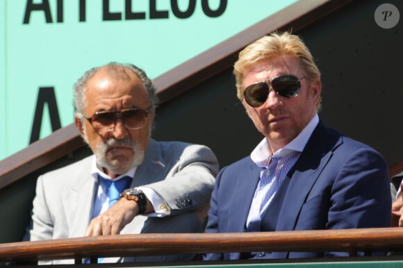 Boris Becker à Roland-Garros le 8 juin 2012
