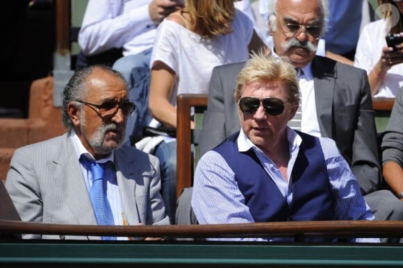 Boris Becker à Roland-Garros le 8 juin 2012