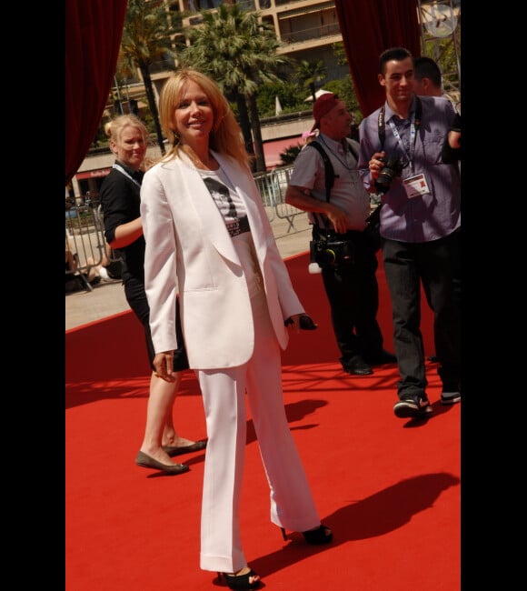 Rosanna Arquette, à Monte-Carlo, le mardi 12 juin 2012.