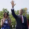 Michelle et Barack Obama à Washington le 28 mai 2012.
