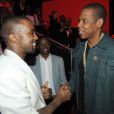 Kanye West et Jay-Z, dit "The Throne" à Cannes, le 23 mai 2012. En pleine tournée européenne, le duo a largement été influencé par Givenchy et son directeur artistique Riccardo Tisci.