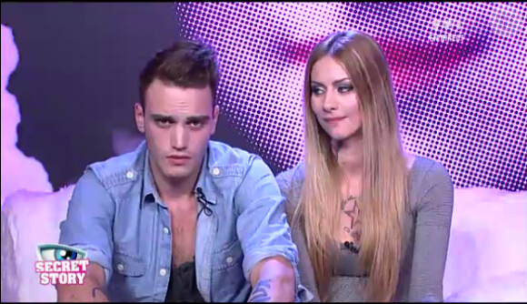 Julien et Fanny dans Secret Story 6, vendredi 15 juin 2012 sur TF1