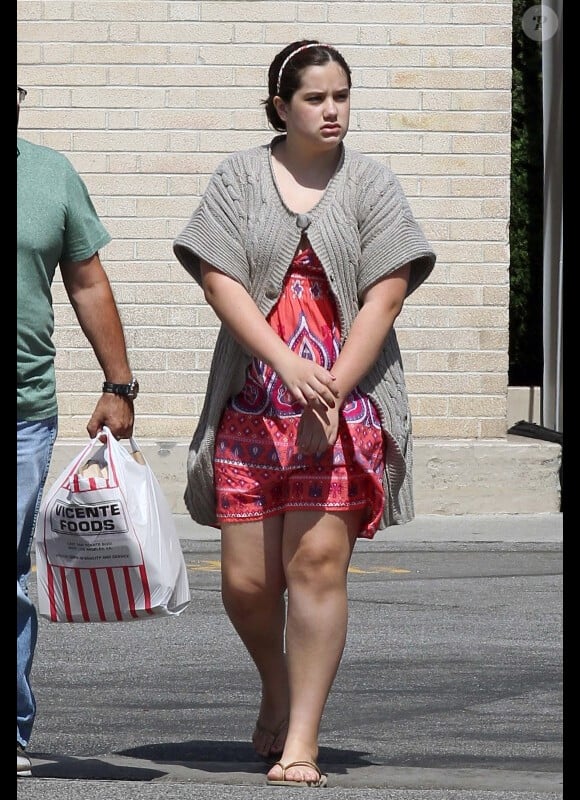 Ella Bleu Travolta, la fille de John Travolta, est de plus en plus ronde. Elle était photographiée à Los Angeles, le 8 juin 2012.
