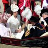 Kate Middleton lors de la cérémonie de l'Ordre de la Jarretière se déroulant du château Windsor à la chapelle Saint Georges, le 18 juin 2012