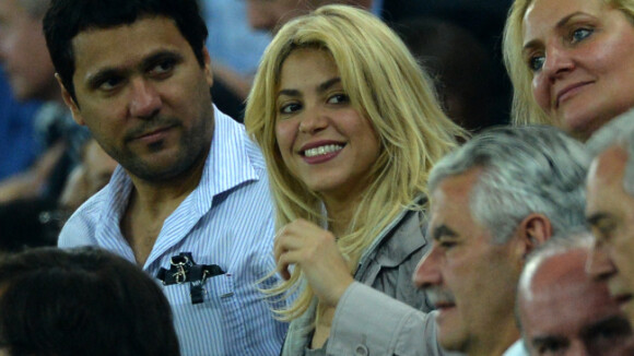 Euro 2012 : Shakira et Sara Carbonero supportrices amoureuses de leurs Espagnols