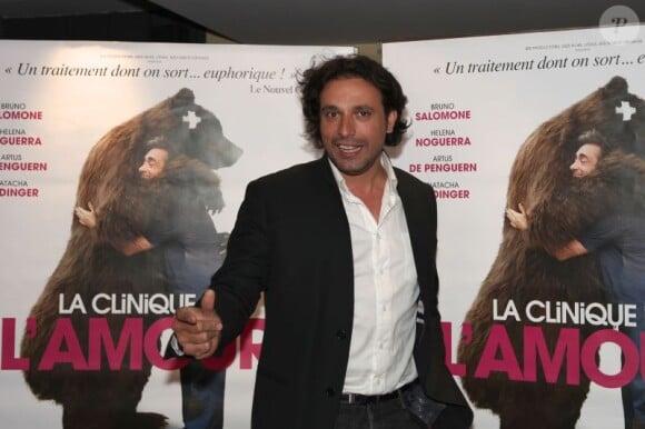 Bruno Salomone, à l'avant-première du film La Clinique de l'Amour au cinéma UGC Ciné Cité Les Halles, à Paris.
