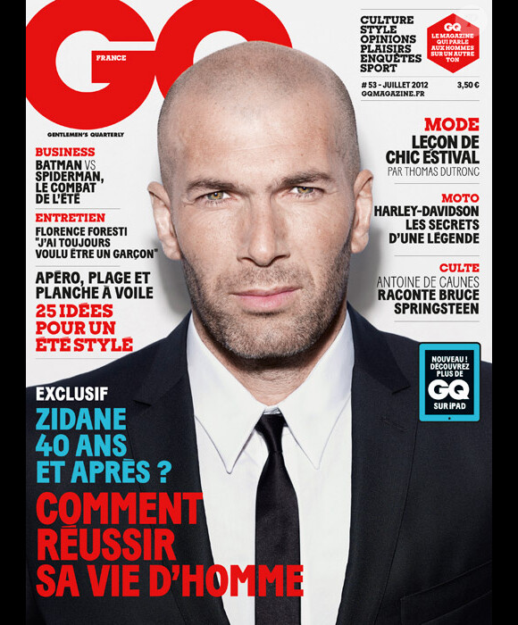 Le magazine GQ du mois de juillet 2012