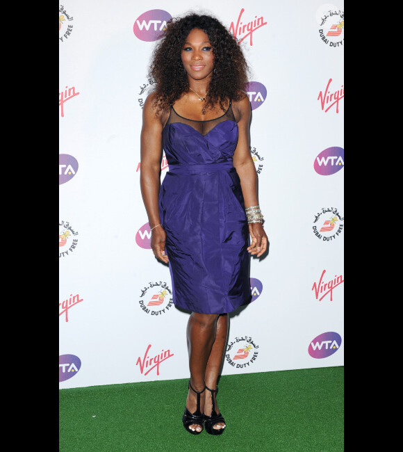 Serena Williams le 21 juin au Roof Gardens de Kensington lors de la soirée pré-Wimbledon