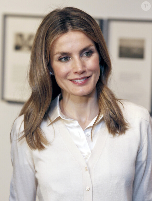 Letizia d'Espagne à l'institut Cervantes à New York, le 20 juin 2012.