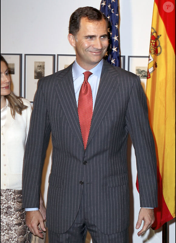 Le prince Felipe à l'institut Cervantes à New York, le 20 juin 2012.