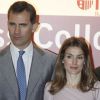 Le couple princier Felipe et Letizia d'Espagne à la conférence de l'IESE, à New York, le 20 juin 2012.