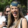 La sublime Alessandra Ambrosio savoure son retour dans la peau d'un top model durant son shooting à Beverly Hills. Le 18 juin 2012.