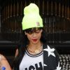 Le nouveau chouchou de Rihanna : le bonnet. A Londres, le 23 juin 2012.