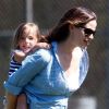 Jennifer Garner et sa fille Seraphina à Pacific Palissades. Los Angeles, le 23 juin 2012.