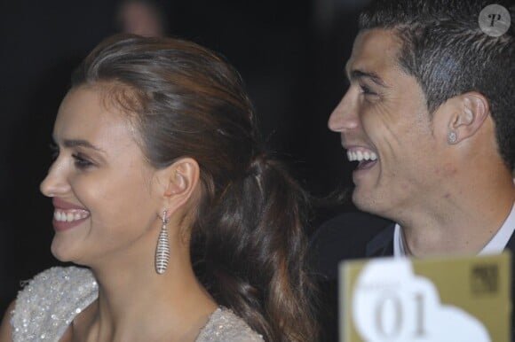 Irina Shayk et Cristiano Ronaldo le 17 novembre 2011 à Madrid