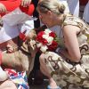 La comtesse Sophie de Wessex a fait sensation auprès des plus jeunes lors de sa visite officielle avec le prince Edward à Gibraltar pour le jubilé de diamant d'Elizabeth II, du 11 au 13 juin 2012.