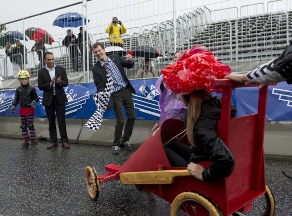 Survolté, le prince Joachim de Danemark n'a pas manqué d'animer la Classic Race 2012 à Aarhus, le 22 juin.