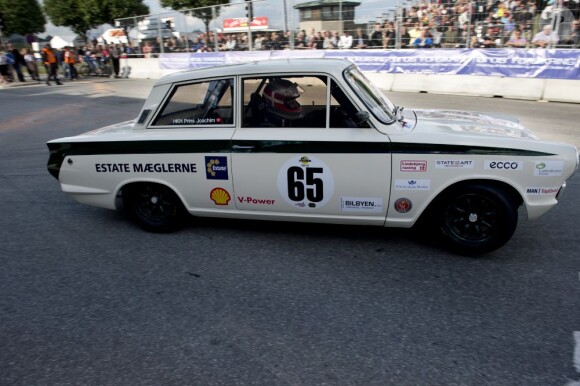 Contraint à l'abandon en 2011, le prince Joachim de Danemark a terminé 2e de la Classic Race 2012 à Aarhus, le 22 juin.