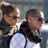 Jennifer Lopez, Casper Smart et les jumeaux quittent l'Argentine pour le Brésil, le 22 juin 2012.