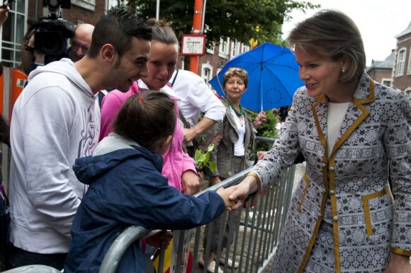 Le prince Philippe et la princesse Mathilde de Belgique étaient en visite en Communauté germanophone le 27 juin 2012.