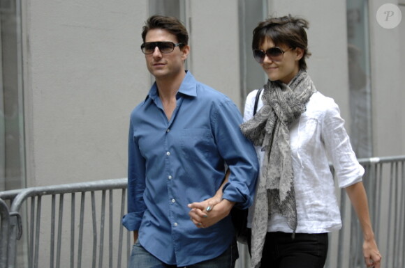 Katie Holmes et Tom Cruise en août 2008