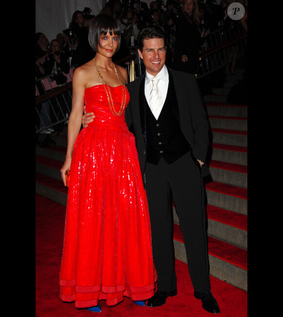 Katie Holmes et Tom Cruise en mai 2008 à New York