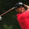 Tiger Woods sûr de lui le 1er juillet 2012 lors du AT&T National à Bethesda avant de décrocher son 74e titre sur le circuit PGA