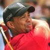 Tiger Woods le 1er juillet 2012 lors du AT&T National à Bethesda avant de décrocher son 74e titre sur le circuit PGA