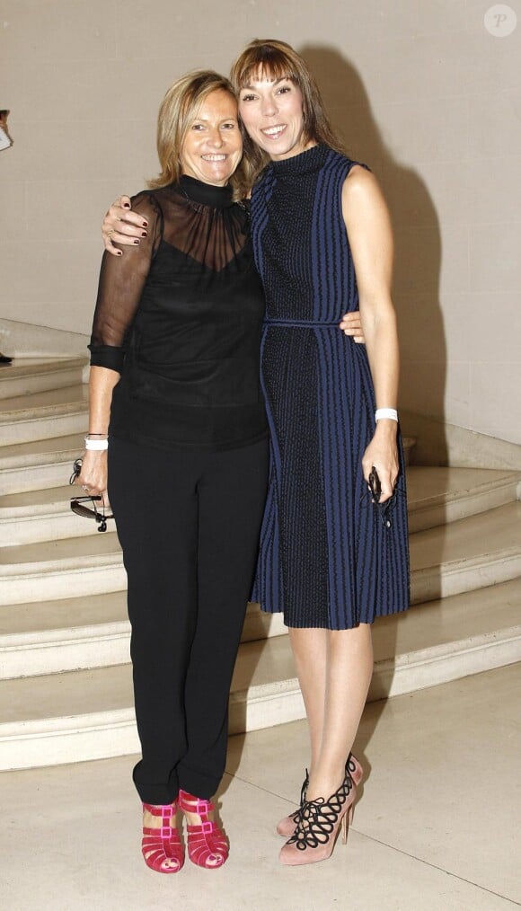 Frederique Fetiveau et Mathilde Meyer au défilé Dior le 2 juillet 2012