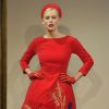 Anna Sherbinina a défilé pour le show Haute Couture Yanina à Paris le 3 juillet 2012