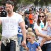 Jennifer Garner et Ben Affleck célèbrent le 4 juillet, fête nationale américaine, en compagnie de leurs deux filles Violet et Seraphina, à Los Angeles