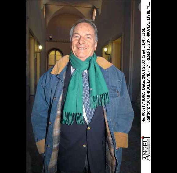 Dominique Lapierre à Milan en 2003.