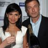 Alec Baldwin, et son épouse Hilaria Thomas, qu'il épousait il y a quelques jours à peine, assistent à la projection de Searching for Sugar Man, à Hampton, le vendredi 6 juillet 2012.