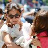Katie Holmes et sa fille Suri à New York le 8 juillet 2012