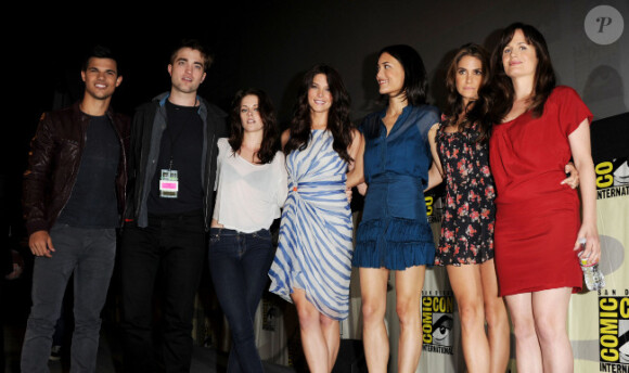 L'équipe du film Twilight lors du Comic-Con à San Diego en 2011